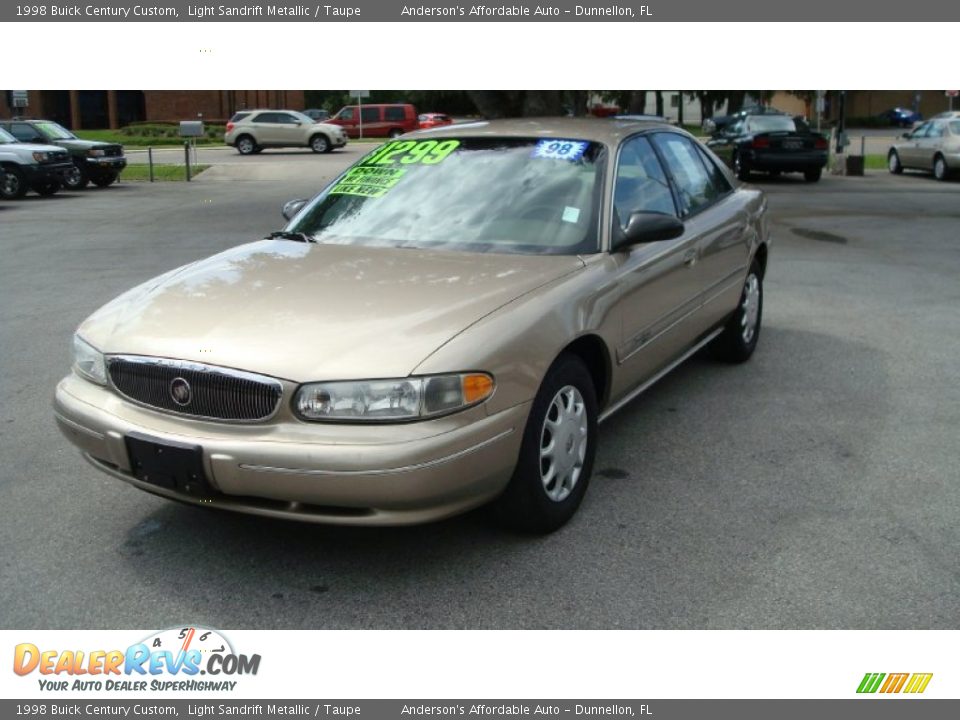 Front 3/4 View of 1998 Buick Century Custom Photo #7