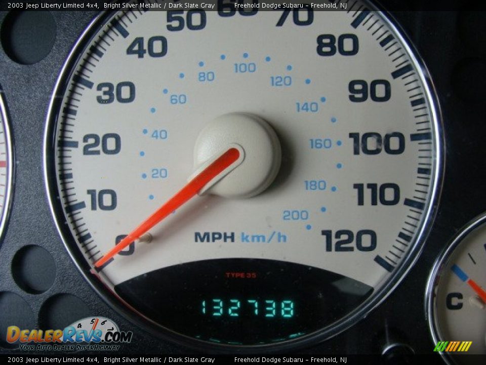 2003 Jeep Liberty Limited 4x4 Bright Silver Metallic / Dark Slate Gray Photo #12