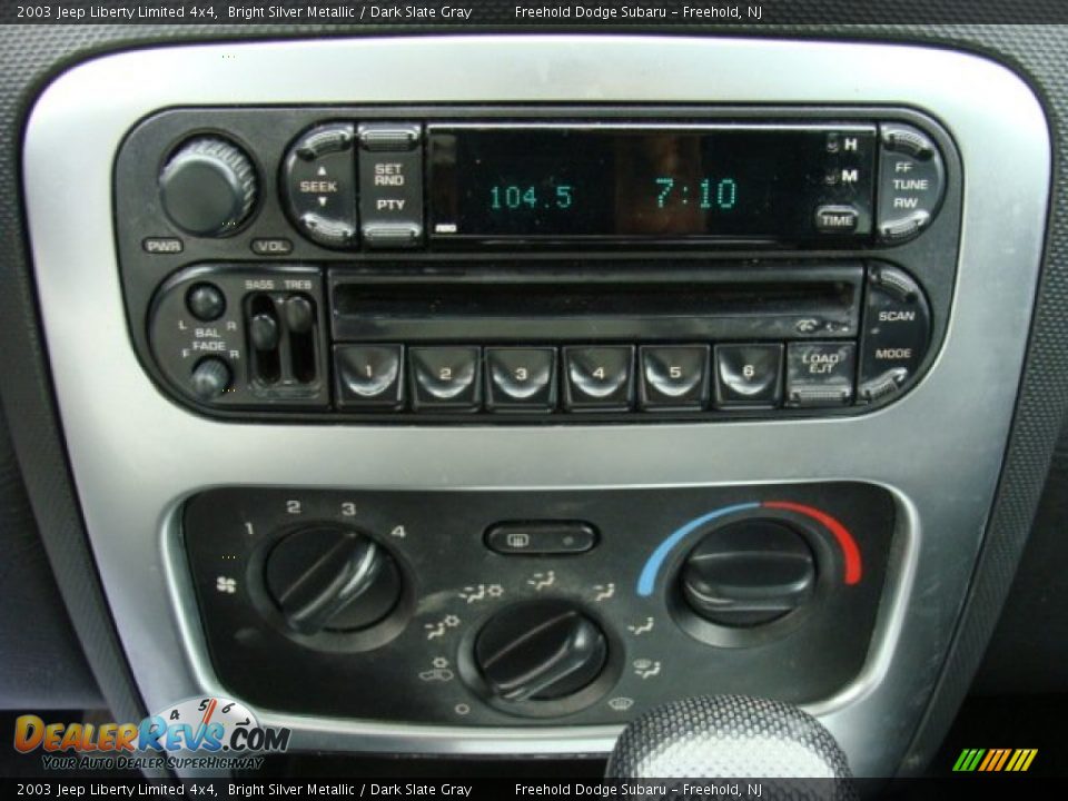 2003 Jeep Liberty Limited 4x4 Bright Silver Metallic / Dark Slate Gray Photo #13