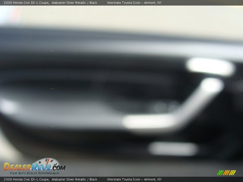 2009 Honda Civic EX-L Coupe Alabaster Silver Metallic / Black Photo #7