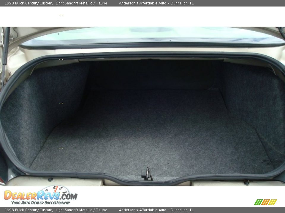 1998 Buick Century Custom Light Sandrift Metallic / Taupe Photo #20