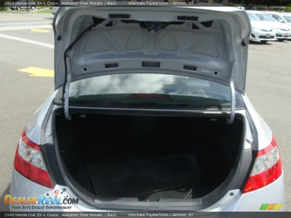 2009 Honda Civic EX-L Coupe Alabaster Silver Metallic / Black Photo #17