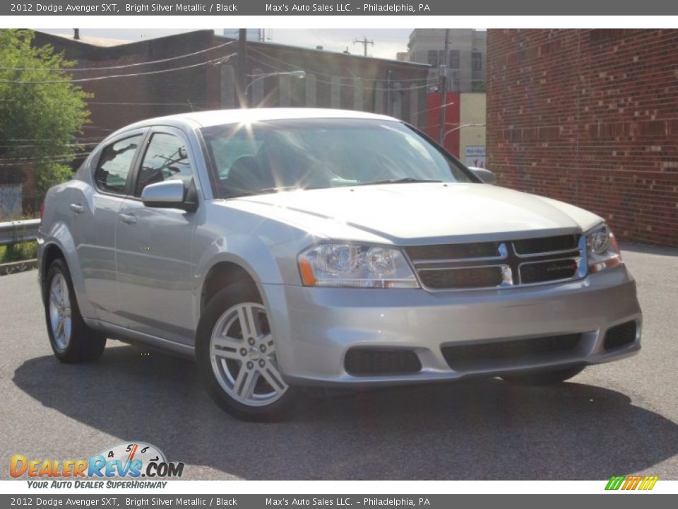 2012 Dodge Avenger SXT Bright Silver Metallic / Black Photo #1