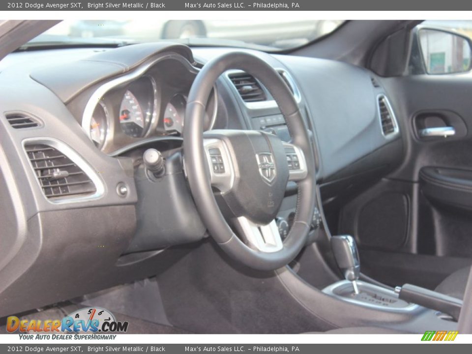 2012 Dodge Avenger SXT Bright Silver Metallic / Black Photo #3
