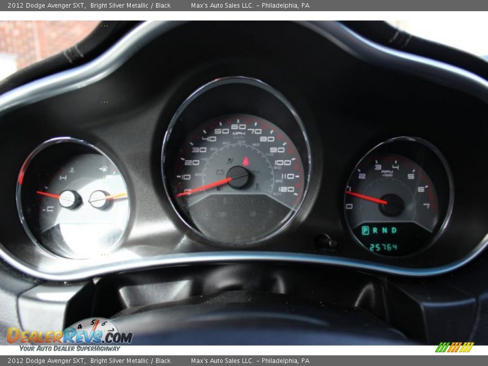 2012 Dodge Avenger SXT Bright Silver Metallic / Black Photo #4