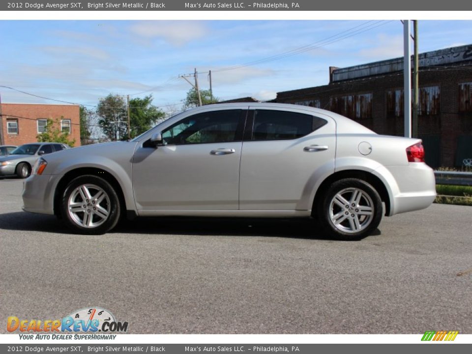 2012 Dodge Avenger SXT Bright Silver Metallic / Black Photo #6