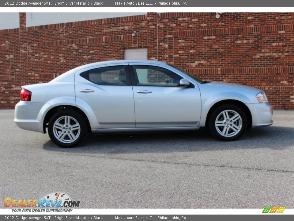 2012 Dodge Avenger SXT Bright Silver Metallic / Black Photo #8