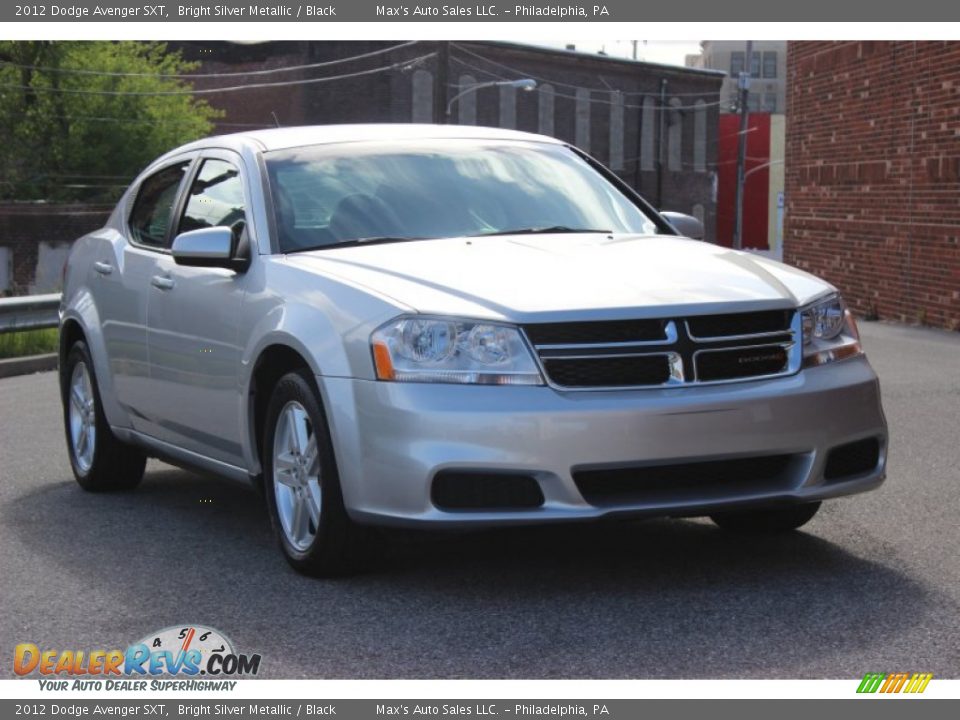 2012 Dodge Avenger SXT Bright Silver Metallic / Black Photo #9