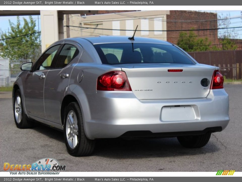 2012 Dodge Avenger SXT Bright Silver Metallic / Black Photo #11