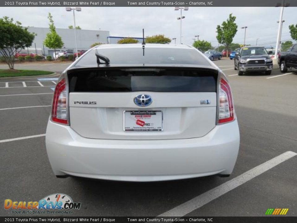 2013 Toyota Prius Two Hybrid Blizzard White Pearl / Bisque Photo #22