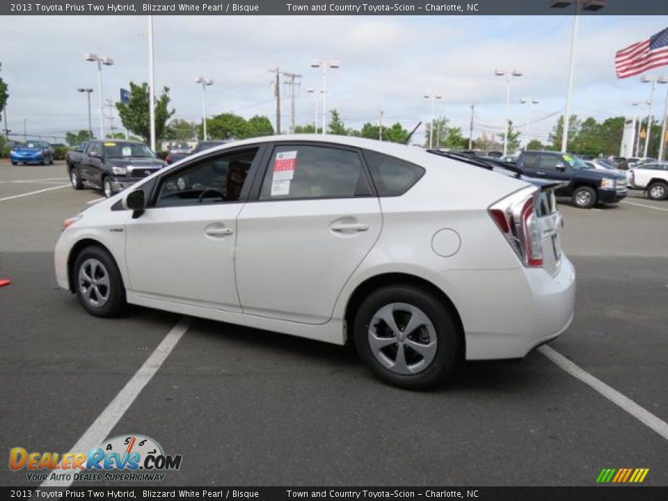 2013 Toyota Prius Two Hybrid Blizzard White Pearl / Bisque Photo #23