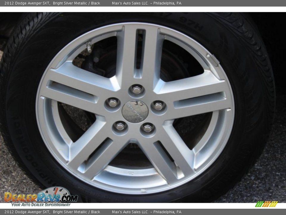 2012 Dodge Avenger SXT Bright Silver Metallic / Black Photo #19