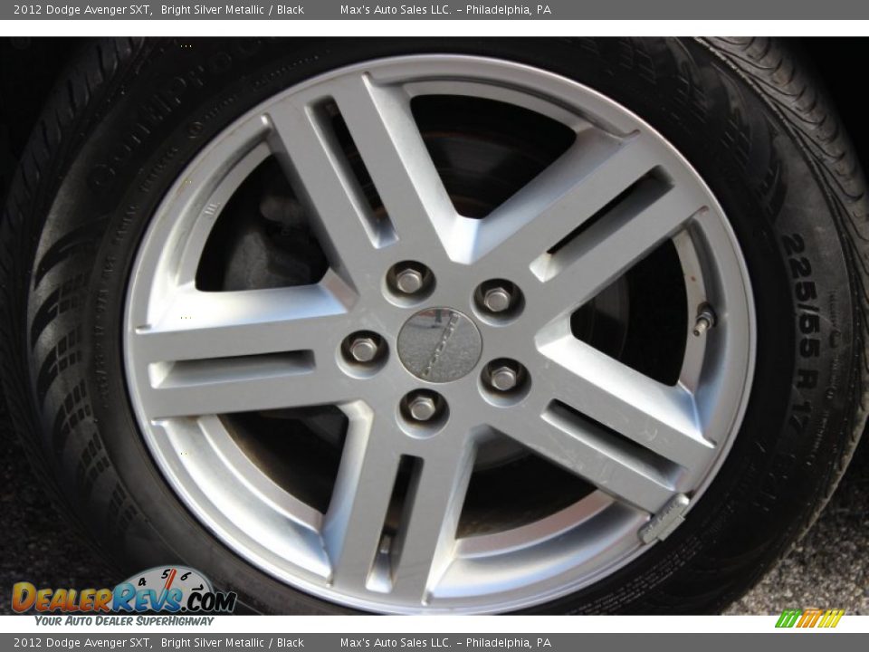 2012 Dodge Avenger SXT Bright Silver Metallic / Black Photo #21