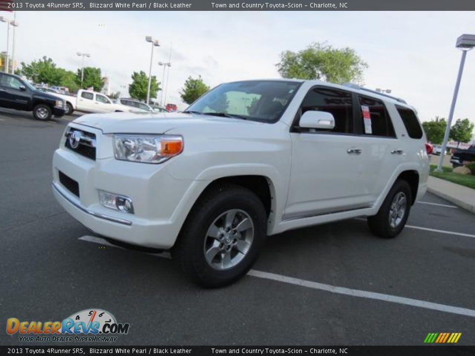 2013 Toyota 4Runner SR5 Blizzard White Pearl / Black Leather Photo #3