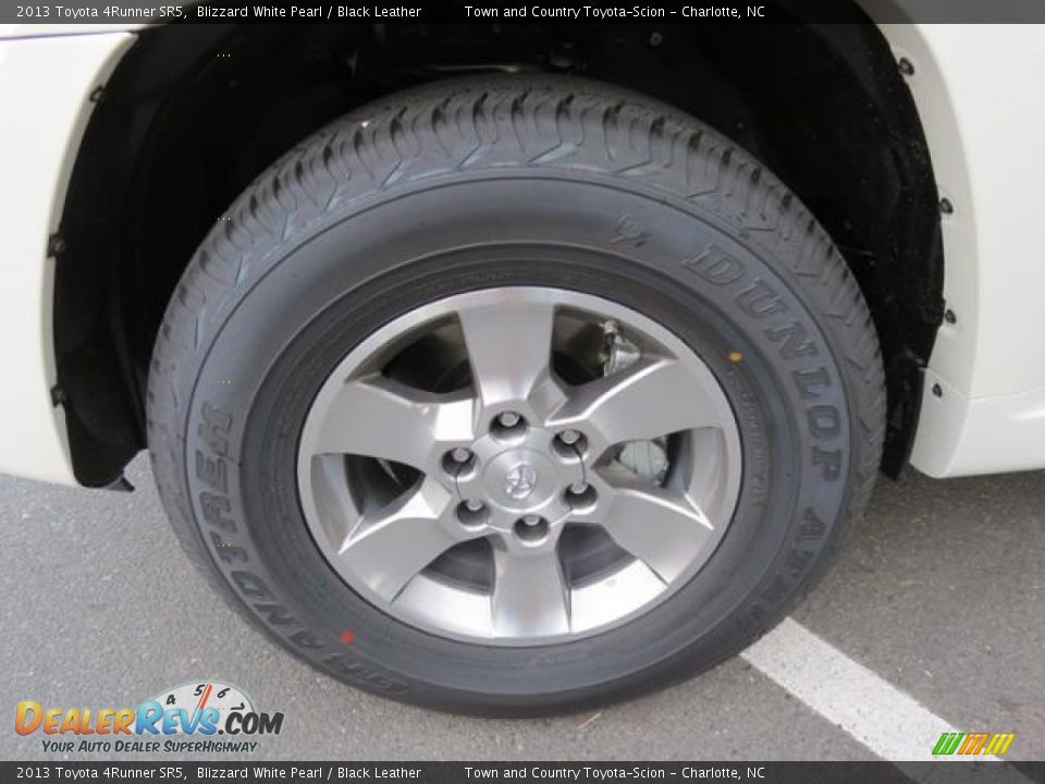 2013 Toyota 4Runner SR5 Blizzard White Pearl / Black Leather Photo #4