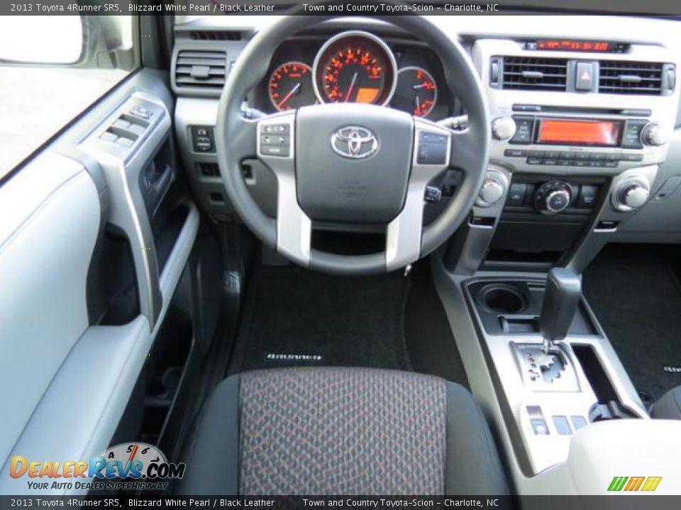2013 Toyota 4Runner SR5 Blizzard White Pearl / Black Leather Photo #6