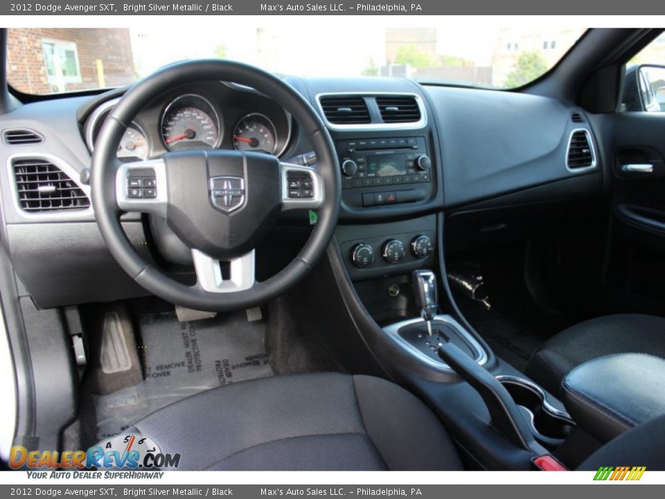 2012 Dodge Avenger SXT Bright Silver Metallic / Black Photo #29