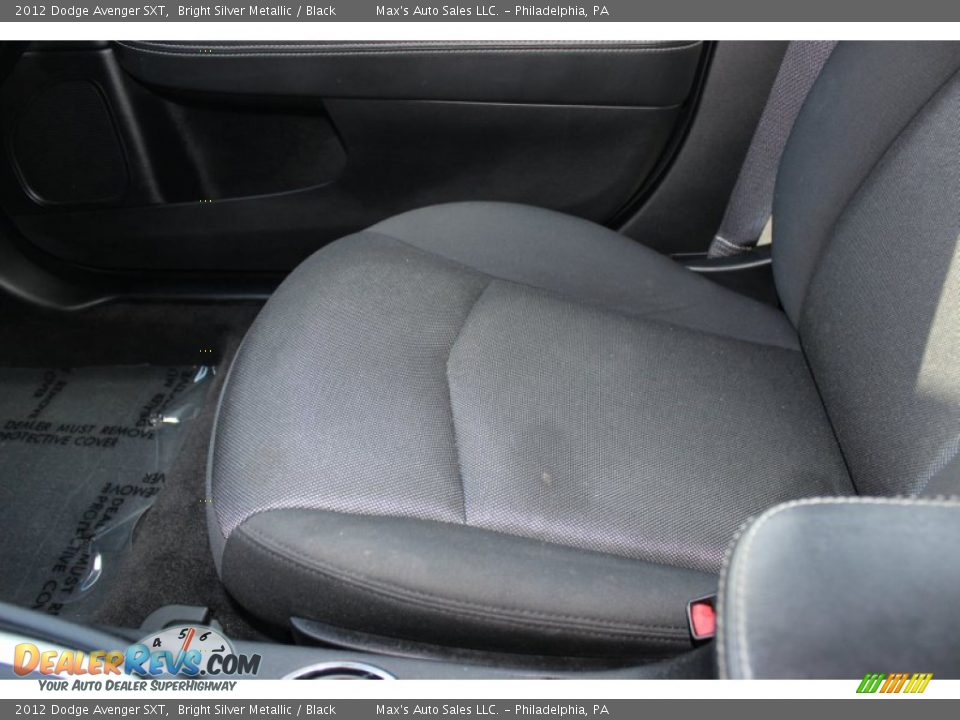 2012 Dodge Avenger SXT Bright Silver Metallic / Black Photo #34