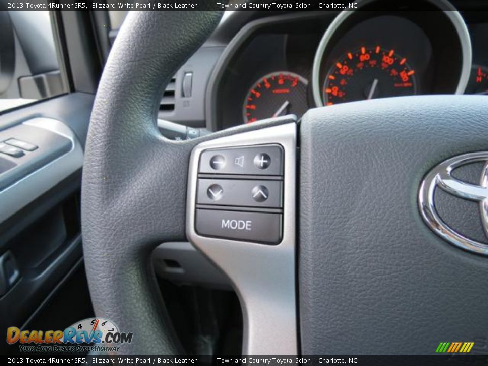 2013 Toyota 4Runner SR5 Blizzard White Pearl / Black Leather Photo #19