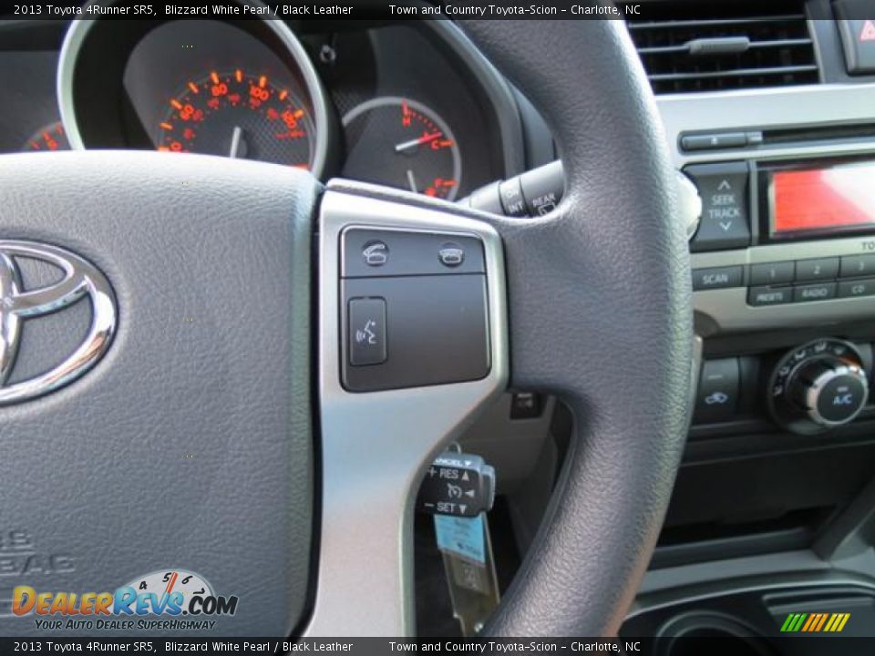 2013 Toyota 4Runner SR5 Blizzard White Pearl / Black Leather Photo #21