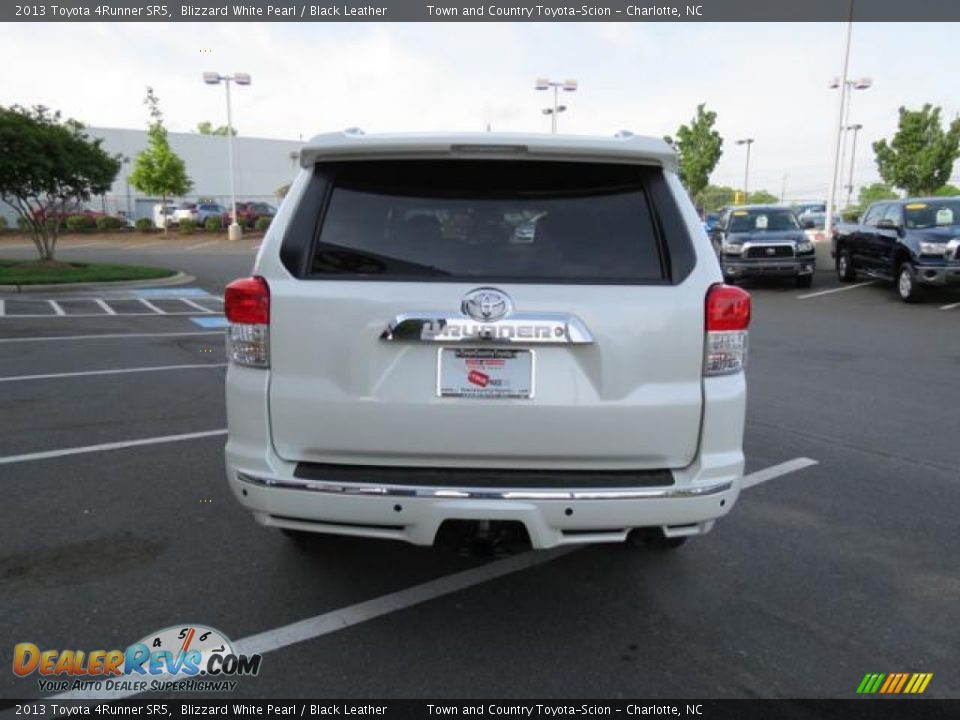 2013 Toyota 4Runner SR5 Blizzard White Pearl / Black Leather Photo #24