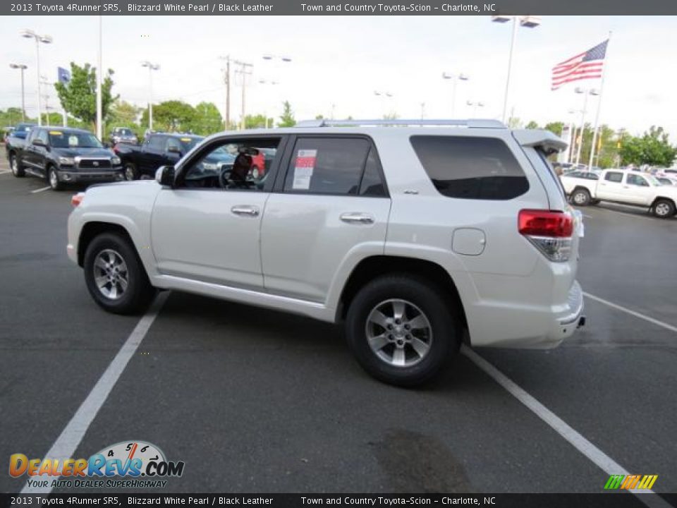 2013 Toyota 4Runner SR5 Blizzard White Pearl / Black Leather Photo #25