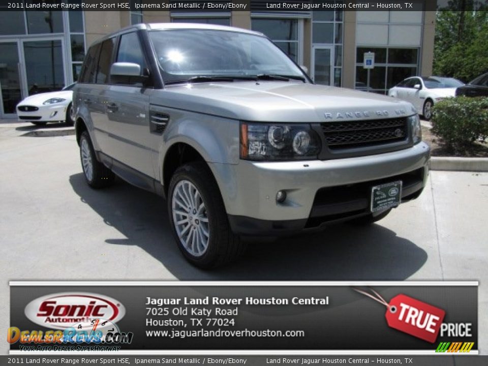 2011 Land Rover Range Rover Sport HSE Ipanema Sand Metallic / Ebony/Ebony Photo #1