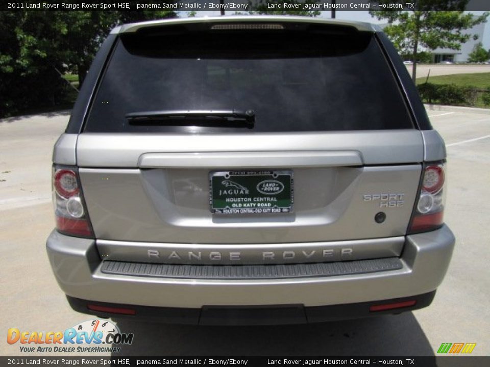 2011 Land Rover Range Rover Sport HSE Ipanema Sand Metallic / Ebony/Ebony Photo #9
