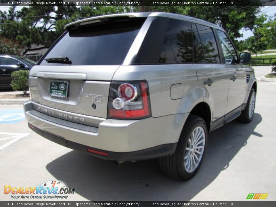 2011 Land Rover Range Rover Sport HSE Ipanema Sand Metallic / Ebony/Ebony Photo #10