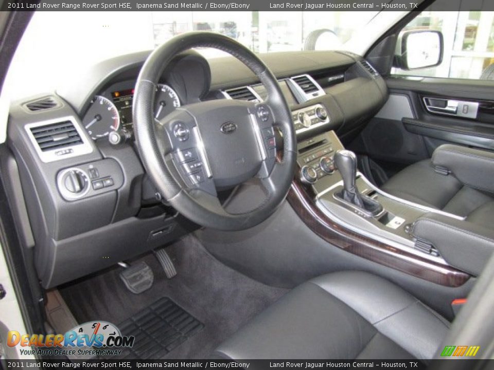 Ebony/Ebony Interior - 2011 Land Rover Range Rover Sport HSE Photo #28