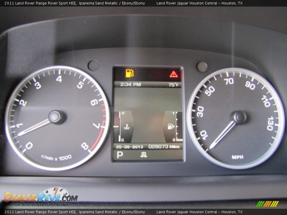 2011 Land Rover Range Rover Sport HSE Gauges Photo #30