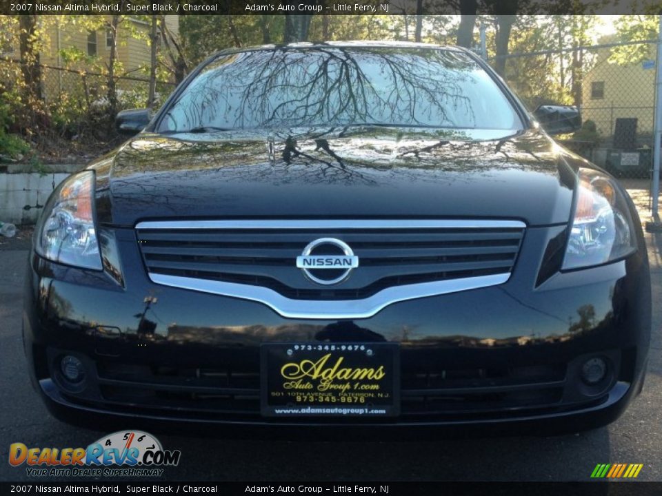 2007 Nissan Altima Hybrid Super Black / Charcoal Photo #2