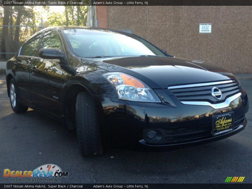 2007 Nissan Altima Hybrid Super Black / Charcoal Photo #3