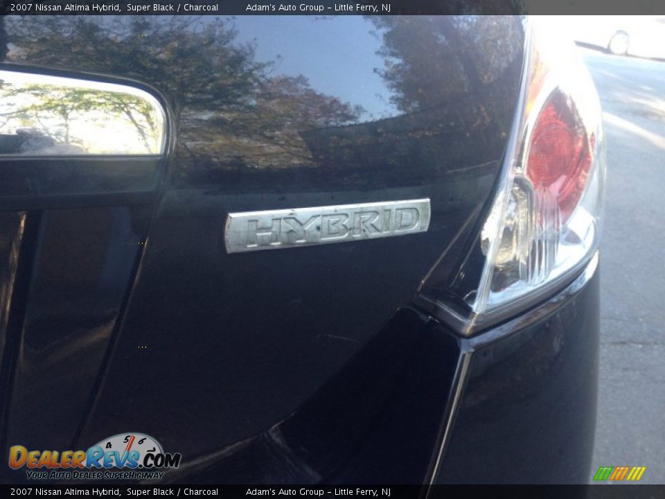 2007 Nissan Altima Hybrid Super Black / Charcoal Photo #6