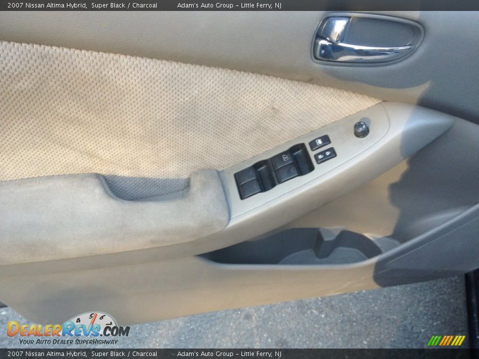 2007 Nissan Altima Hybrid Super Black / Charcoal Photo #8