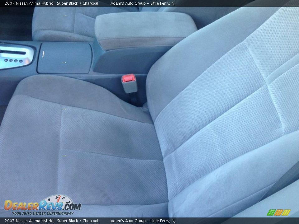 2007 Nissan Altima Hybrid Super Black / Charcoal Photo #9