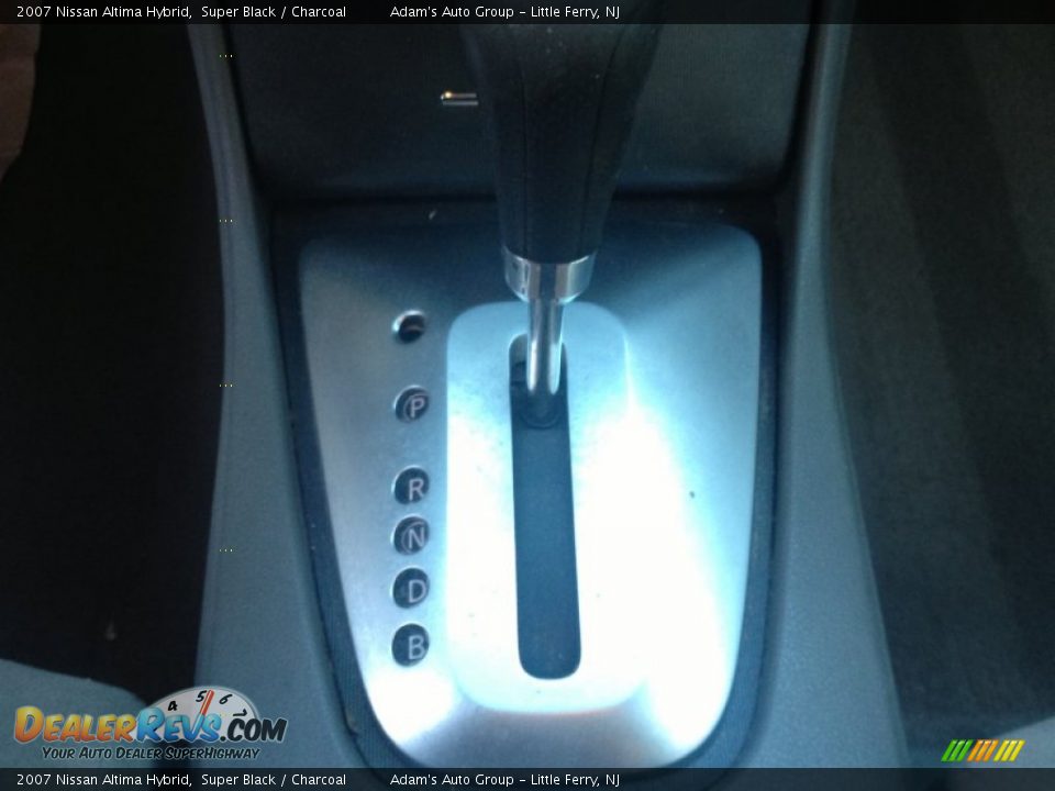 2007 Nissan Altima Hybrid Super Black / Charcoal Photo #14