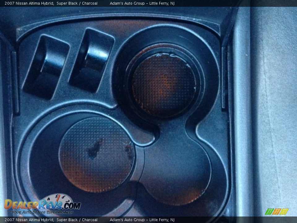 2007 Nissan Altima Hybrid Super Black / Charcoal Photo #15