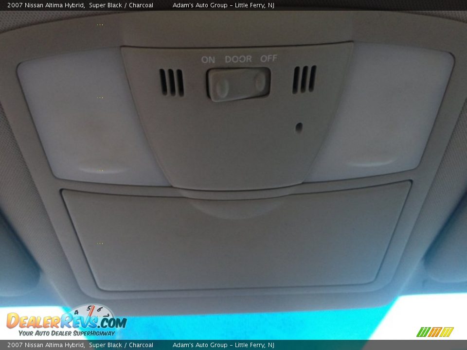2007 Nissan Altima Hybrid Super Black / Charcoal Photo #17