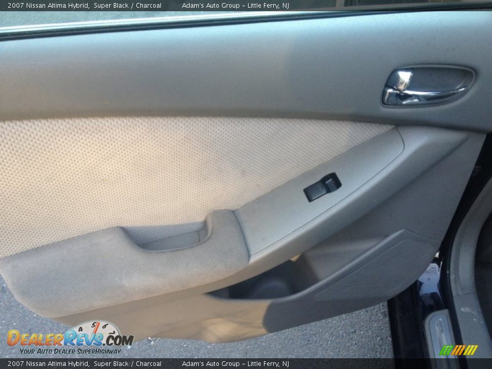 2007 Nissan Altima Hybrid Super Black / Charcoal Photo #18