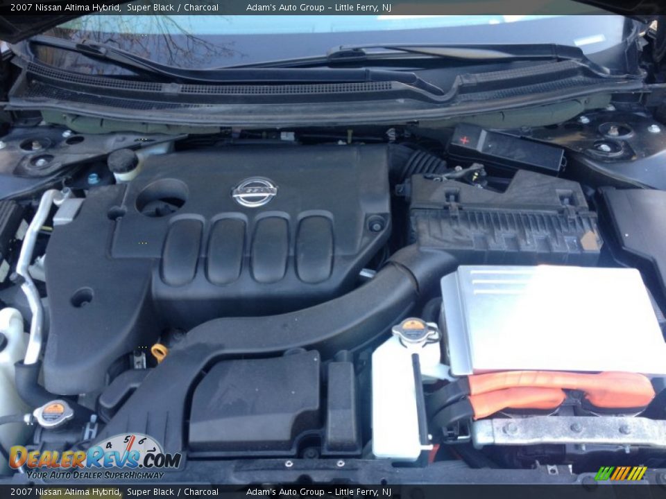 2007 Nissan Altima Hybrid Super Black / Charcoal Photo #28