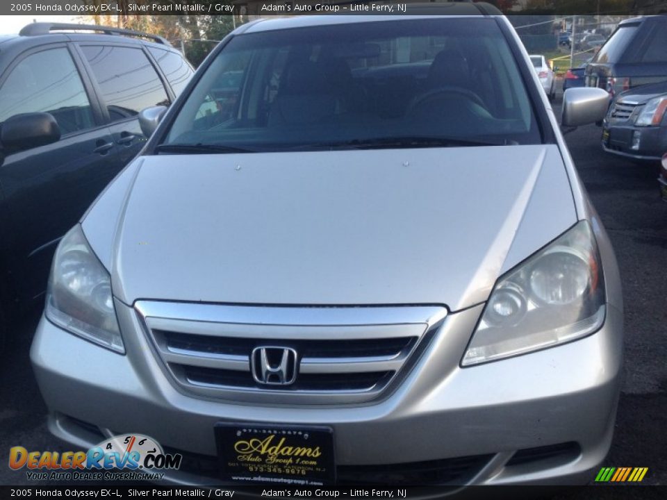 2005 Honda Odyssey EX-L Silver Pearl Metallic / Gray Photo #2