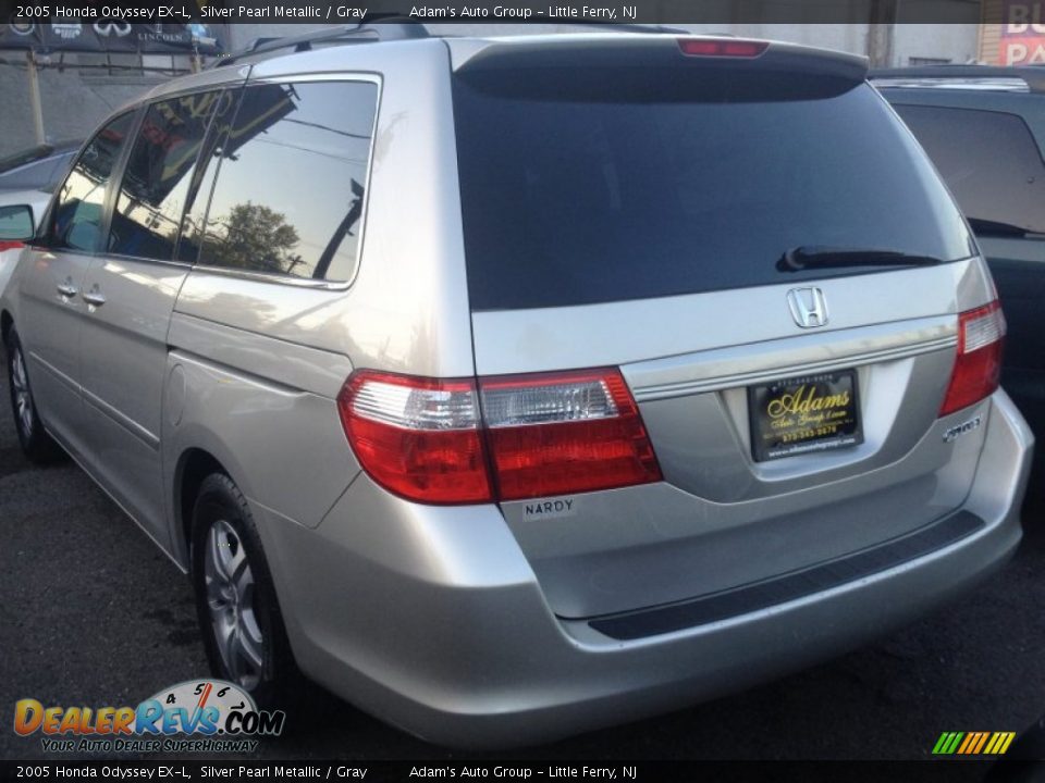 2005 Honda Odyssey EX-L Silver Pearl Metallic / Gray Photo #6