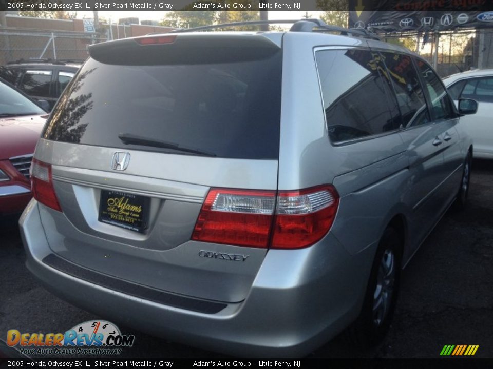2005 Honda Odyssey EX-L Silver Pearl Metallic / Gray Photo #8