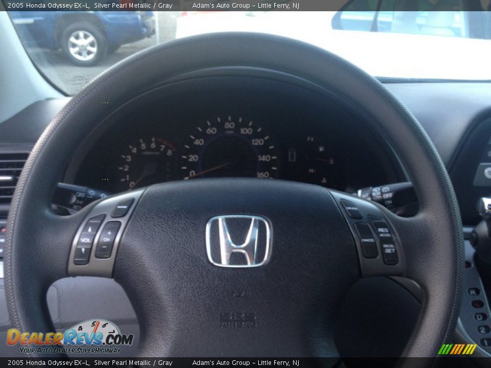 2005 Honda Odyssey EX-L Silver Pearl Metallic / Gray Photo #11