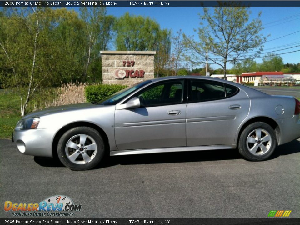 2006 Pontiac Grand Prix Sedan Liquid Silver Metallic / Ebony Photo #1
