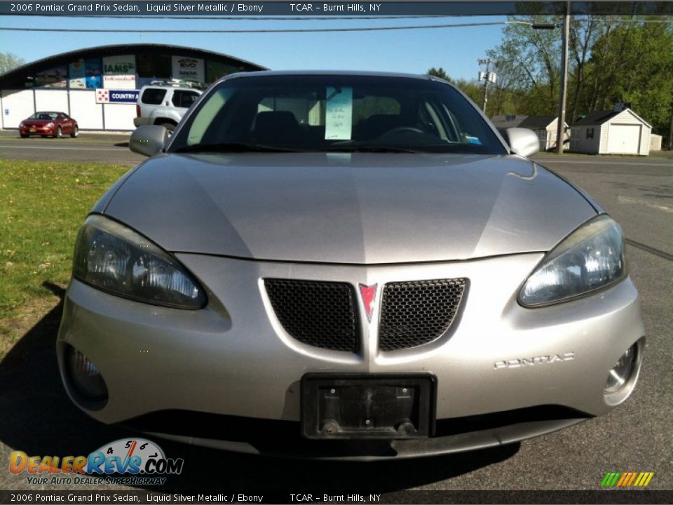 2006 Pontiac Grand Prix Sedan Liquid Silver Metallic / Ebony Photo #3