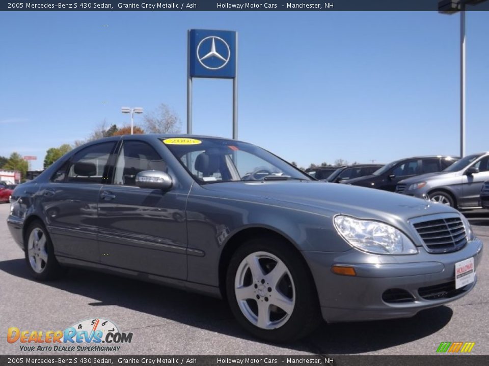 2005 Mercedes-Benz S 430 Sedan Granite Grey Metallic / Ash Photo #3