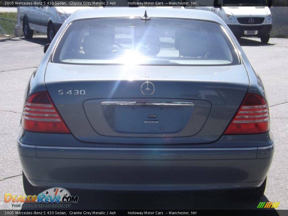 2005 Mercedes-Benz S 430 Sedan Granite Grey Metallic / Ash Photo #4