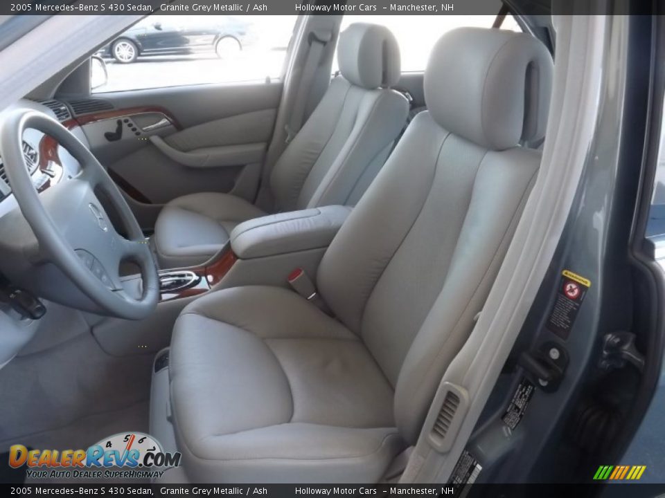 2005 Mercedes-Benz S 430 Sedan Granite Grey Metallic / Ash Photo #11